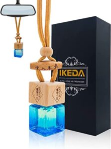 Car Air Fresheners for Men | Dark Night Smell Air Freshener Car | Car Freshener with Odour Eliminator Technology | Long Lasting Fragrance Car Accessories for Men | Car Scents Perfume Diffuser by Ikeda