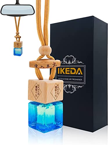 Car Air Fresheners for Men | Dark Night Smell Air Freshener Car | Car Freshener with Odour Eliminator Technology | Long Lasting Fragrance Car Accessories for Men | Car Scents Perfume Diffuser by Ikeda