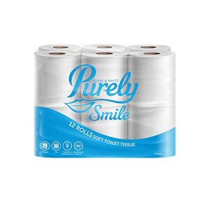 Blake & White Purely Smile 3ply Soft Toilet Roll | Pack of 12 | PS1125 | FSC Certified