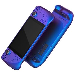 eXtremeRate Chameleon Purple Blue Faceplate Back Plate Shell for Steam Deck