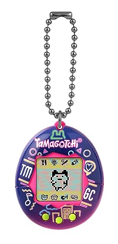 Tamagotchi Bandai Original Neon Lights Shell Original Cyber Pet 90s Adults And Kids Toy With Chain | Retro Virtual Pets Are Great Boys And Girls Toys Or Gifts For Ages 8+