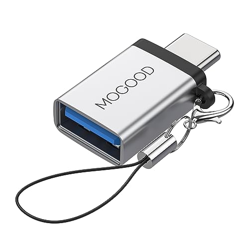 MOGOOD USB C to USB Adapter Thunderbolt 3.0 OTG Adapter Type C Plug to USB 3.0 Female Adapter Type C Thunderbolt 4 OTG Converter for Apple MacBook Pro