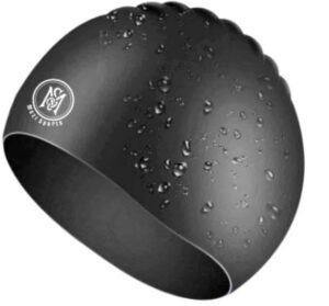 Swimming Caps For Kids- 100% Silicone Waterproof Durable and Odour Free Swim Hat - Stretchable