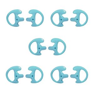 HYSHIKRA Replacement Soft Earmould Earpiece Earbud Air Acoustic Headset Earplug for Walkie Talkie Coil Tube Audio Kits