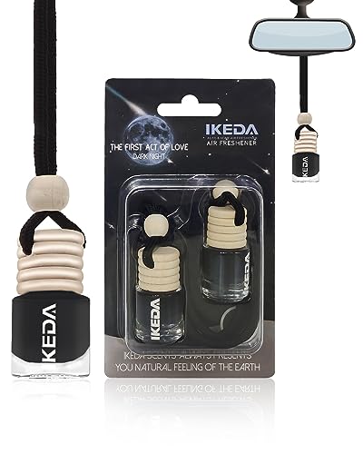 Ikeda Car Air Fresheners | Automotive Hanging Pendant | Auto Perfume Diffuser with Real Oil | Strong and Long Last Fragrance | Fresh Smell Cover Odours | Car Accessories for Men Wome