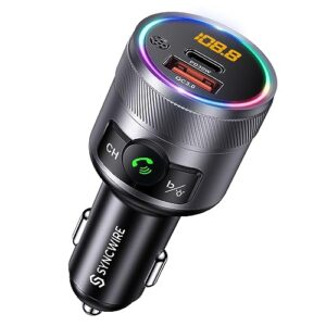 SYNCWIRE Bluetooth 5.3 FM Transmitter for Car