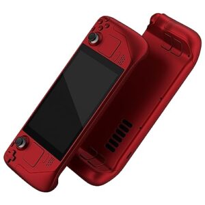 eXtremeRate Scarlet Red Custom Faceplate Back Plate Shell for Steam Deck