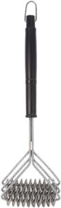 SPICOM Bbq Cleaning Brush with Long Handle - Heavy Duty Cleaning Wire Bristles - Easily Cleans Metal Grills Without Damage - Complete Your Bbq Equipment Set – 30 cm