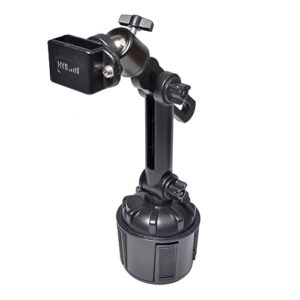 HYS Car Radio Holder Cup Holder Mount Compatible with Baofeng UV5R Motorola Waklie Talkie and CB Handheld Radio