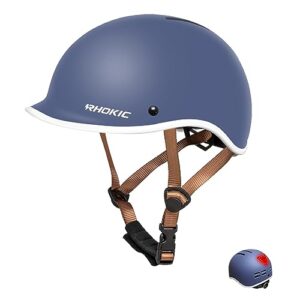 Kids Helmet Exclusky Kids Bike Helmet with Light Boys Girls Bike Helmet Adjustable Childrens Bicycle Helmet Multi-Sport Skate Skateboard Childs Kids Cycle Helmet Age 5-11