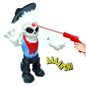 Relsy Skeleton Blast - Kids Electronic Shooting Game 2.5 Meter Range With Interactive Skeleton Target Halloween Themed Boy Toys