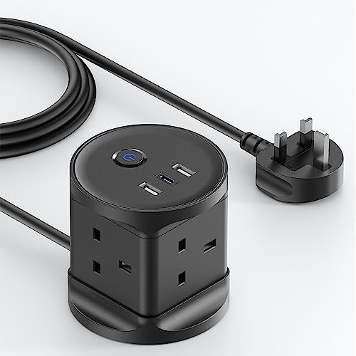 Cube Extension Lead 1.5M with USB Slots (20W PD USB C)