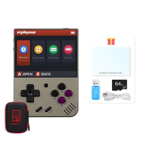 BITTBOY Miyoo Mini Plus+ Handheld Gaming Console 3.5" IPS Screen for the Best Classic Console Gaming with WiFi and Arm Cortex-A7 Processor [Miyoo-Plus-Retro]
