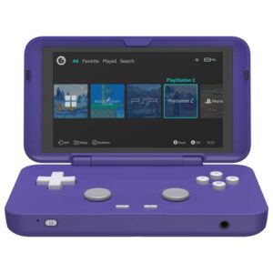 etroid Handheld Pocket Flip Indigo Gaming Console with 8-core Processor 4G LPDDR4x RAM 128GB eMMC Android 11 WiFi BT5.0 FLIP-INDIGO