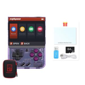 BITTBOY Miyoo Mini Plus+ Handheld Gaming Console 3.5" IPS Screen for the Best Classic Console Gaming with WiFi and Arm Cortex-A7 Processor [Miyoo-Plus-Purple]