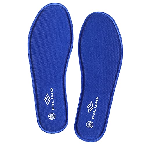 FILWO Memory Foam Insoles for Women and Men - Comfort Insoles Cushioned Shoe Insoles for Trainers Sneakers Sports Shoes Work Boots and Walking Shoes Comfort Inner Soles