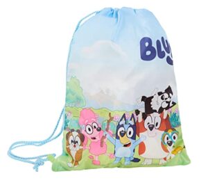 Bluey Drawstring Bag Boys Girls Trainer Pe Kit Gym Bag Childrens Swim Bag Kids School Nursery Backpack