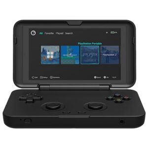 etroid Handheld Pocket Flip Black Gaming Console with 8-core Processor 4G LPDDR4x RAM 128GB eMMC Android 11 WiFi BT5.0 FLIP-BLACK