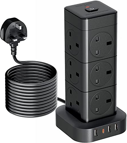 Hulker 5M Tower Extension Lead with USB