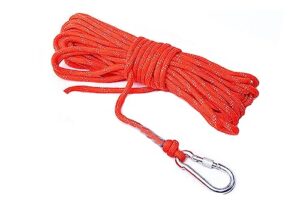 NorthPada 6 mm 10 Meter Floating Rope Anchor Mooring Rope Boat Rope Marine Rope Dock Lines Kayak Canoe Tow Throw Line Reflective Orange
