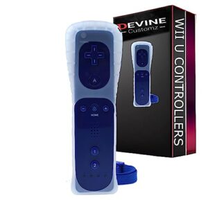 DevineCustomz® Wii & Wii U Remote Controllers With Silicone Case & Wrist Strap