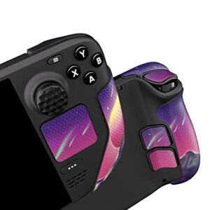 PlayVital Professional Textured Soft Rubber Pads Handle Grips for Steam Deck