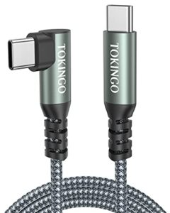 TOKINGO USB C to USB C Cable (0.5M 1-Pack) - 100W 5A Fast Charging Type C Charger Data Cable - USB C Charger Cable Compatible MacBook Air/Pro