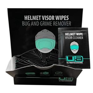 Ultimateaddons Pack of 100 pcs Motorcycle Visor Cleaning Wipes