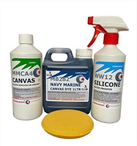 Carbusonic Dark Blue convertible roof dye