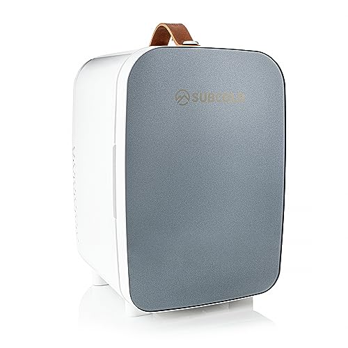 Subcold Pro10 Luxury Mini Fridge Cooler | Compact 10L Portable Small Fridge 12v & 240v | Efficient Quiet Cooling System | Ideal for Bedroom