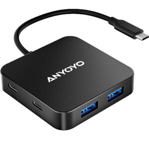 ANYOYO 6 In 1 USB C Hub With 3 USB-A 3.0