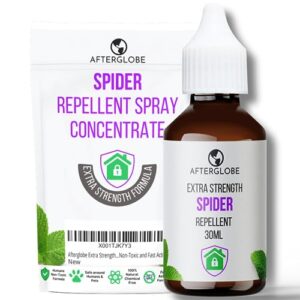 Extra Strength Spider Repellent Spray Concentrate for Home - Make up to 5 litres – 100% Natural Ingredients Safe for Humans and Pets – 30ml Bottle Concentrate Non-Toxic and Fast Acting