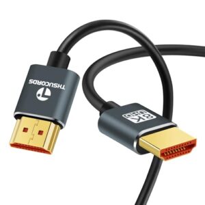 Thsucords Ultra Thin 8K 4K HDMI Cables 2M