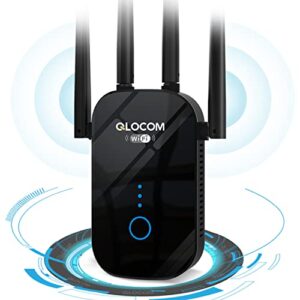 QLOCOM WiFi Extender Booster 1200Mbps WiFi Booster