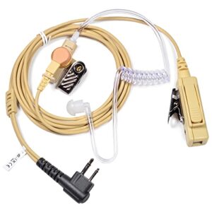 HYS Walkie Talkie Earpiece Headset Compatible with Motorola DP1400 CP200 CP040 GP300 GP88 CLS1110 XT420 XT460 Radio Covert Air Acoustic Tube