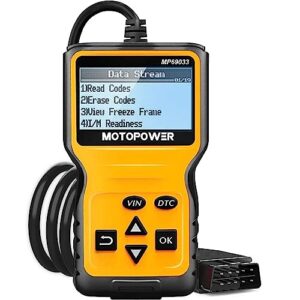 MOTOPOWER MP69033 OBD2 Scanner Universal Car Engine Fault Code Reader