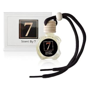 Scent By 7 Noir Addict Car Air Freshener Inspired by Black Opium - Car Freshener for Long Drive - Scent Diffuser for Bathroom and Bedroom - Ideal Car Air Fragrance for Men and Wome