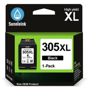 Sunnieink 305 Black Ink Cartridges