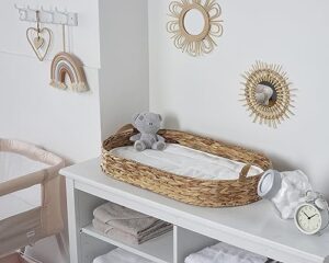 Quality Baby Changing Basket Newborn Childs Change Mat Handmade Wove