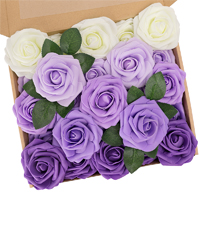 purple foam rose