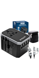 UNIVERSAL TRAVEL ADAPTER WORLDWIDE