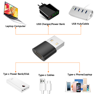 USB to USB C Adapter USB C Female to USB Male Adapter USB A to USB C Adaptor Type C to USB Converter