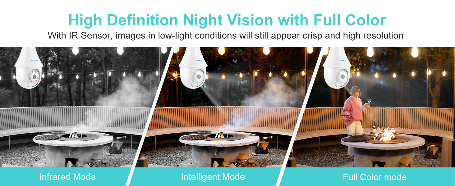 4MP Bulb Security Camera