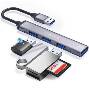 KiWiBiRD Ultra Slim USB Hub with Multi Port (1 USB 3.0