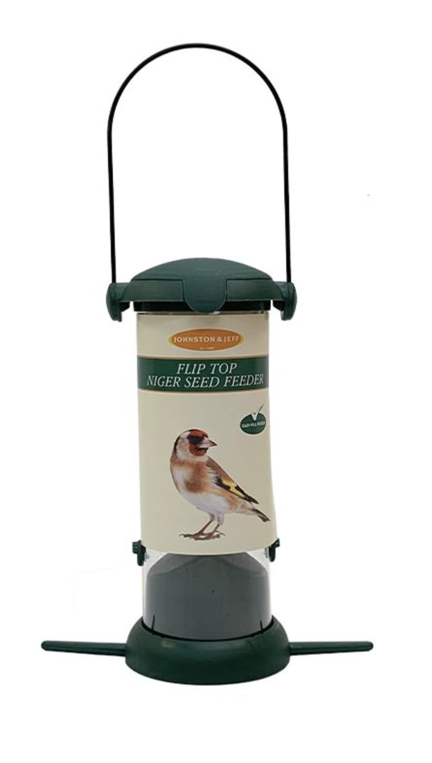 Flip Top Niger Seed Feeder x 1 Plastic Wild Bird Feederr SMF