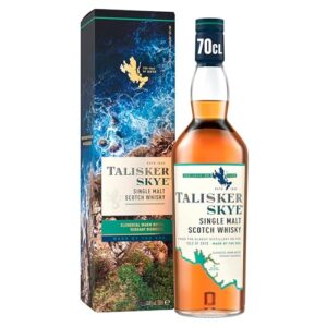 Talisker Skye Single Malt Scotch Whisky | 45.8% vol | 70cl | Scottish Whisky with Fresh Citrus Bursts & Underlying Sweetness | Peated & Smoky Single Malt Whisky | Made by the Sea