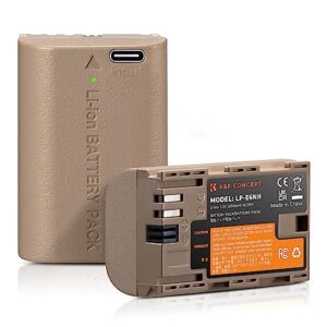 K&F Concept LP-E6NH 2250mAh Battery with USB Type C Charging Port