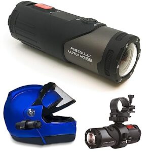 Recall Rider Camera For Motorcycle Cyclists Bicycle Cycle Horse Riding Equestrian Helmet Camera Handlebar Hat Mount HD 4K Cam 64GB Waterproof Dashcam