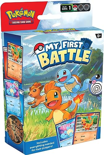 Pokémon TCG: My First Battle—Charmander and Squirtle (Starter Kit including 2 ready-to-play mini decks & accessories)
