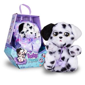BABY PAWS Sleeping Puppies - Dalmatian an Interactive Plush Puppy which Makes Sounds